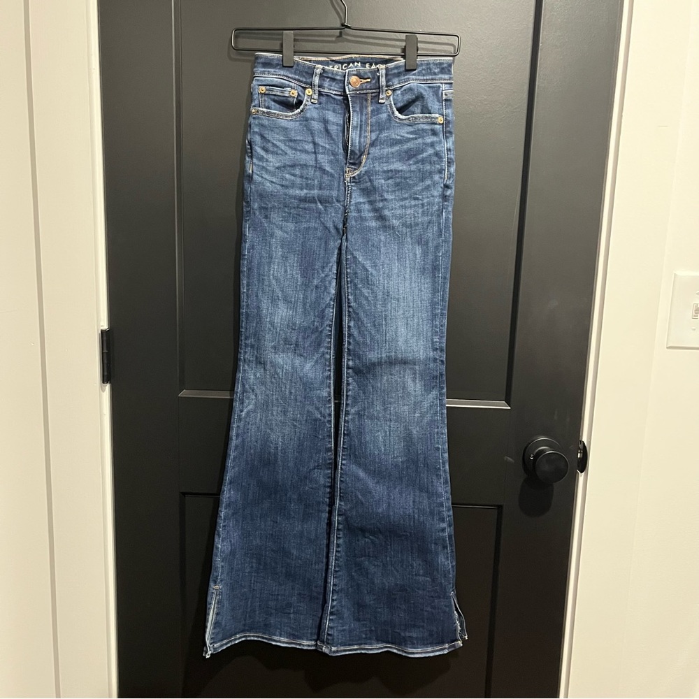 American Eagle festival flare jeans